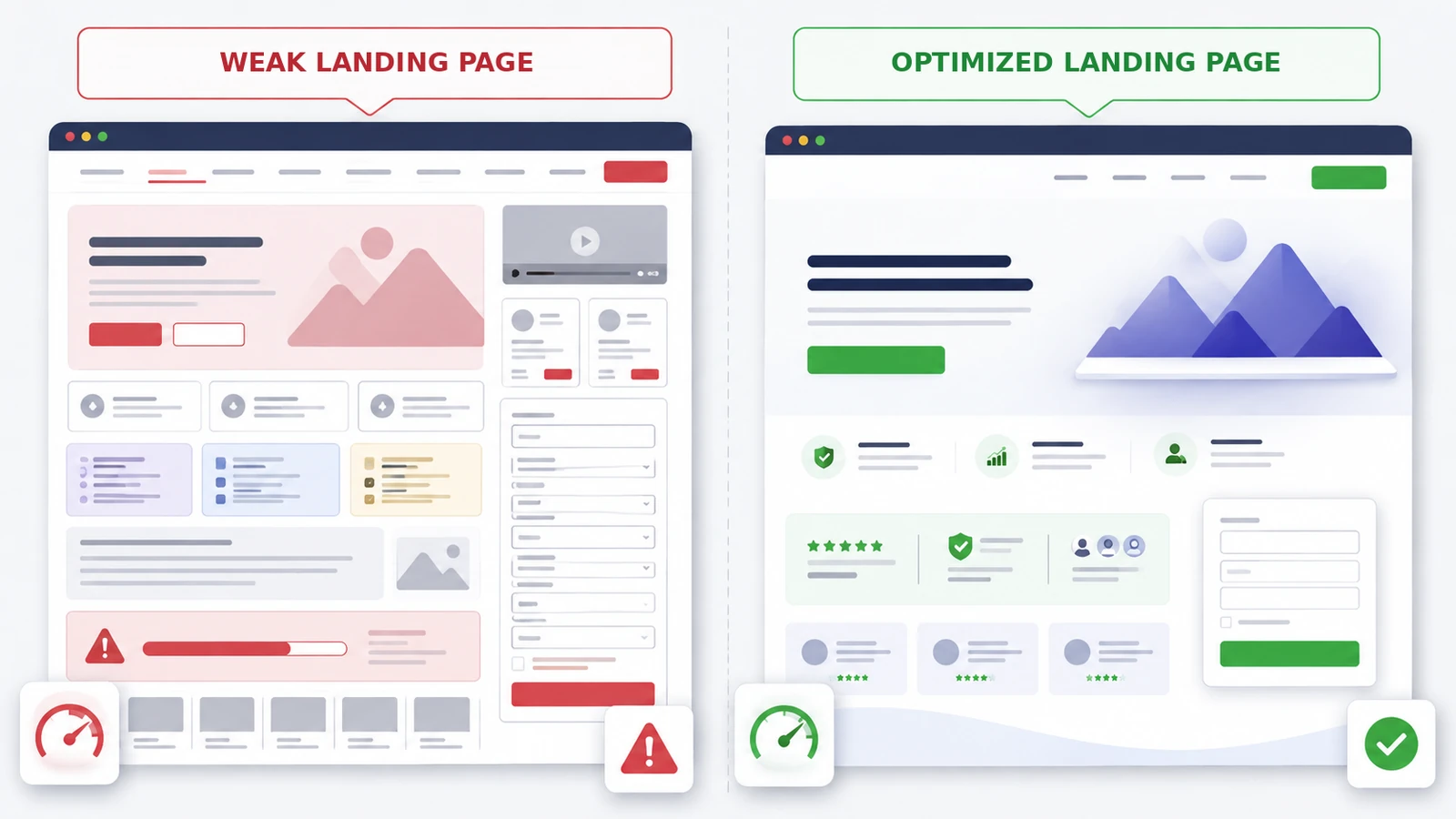 Common Landing Page Mistakes