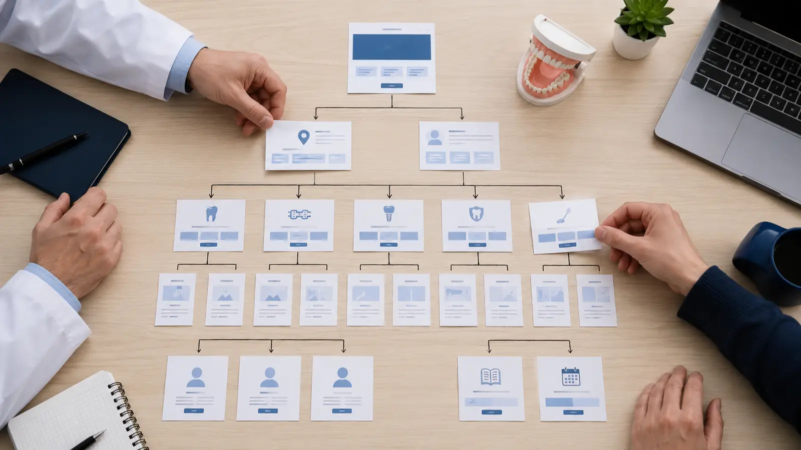 dental website structure